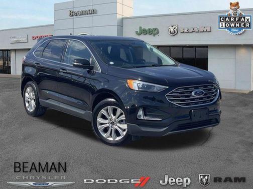 Black Metallic 2024 Ford Edge Titanium