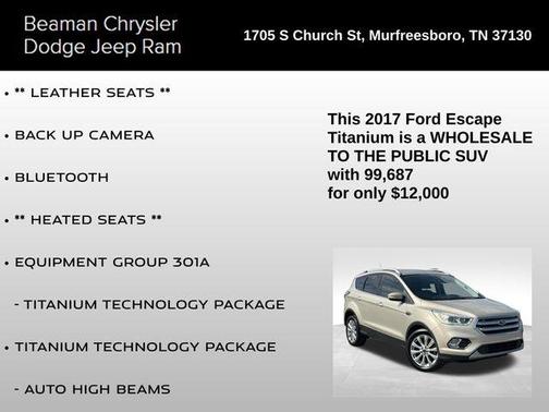 2017 Ford Escape Titanium