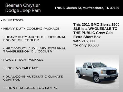2011 GMC Sierra 1500 SLE