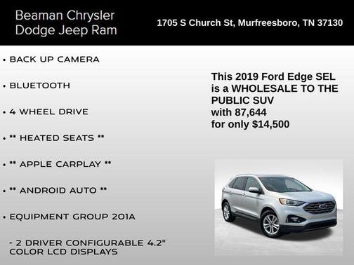 2019 Ford Edge SEL