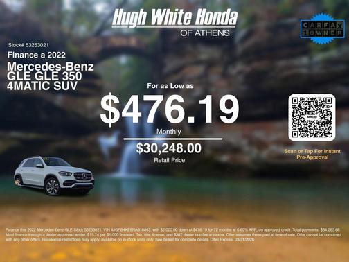 2022 Mercedes-Benz GLE 350 4MATIC