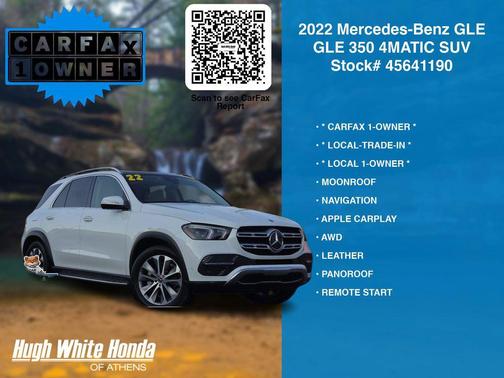 White 2022 Mercedes-Benz GLE 350 4MATIC