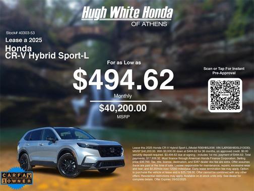 2025 Honda CR-V Hybrid Sport-L