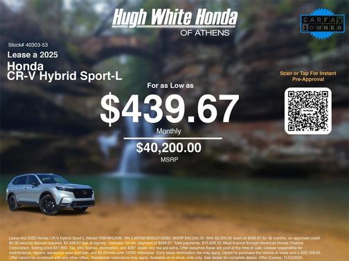 2025 Honda CR-V Hybrid Sport AWD