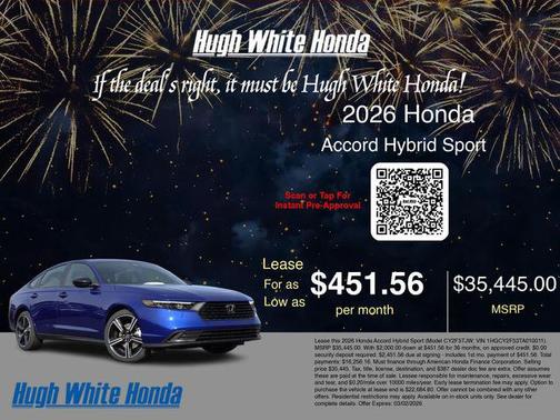 2026 Honda Accord Hybrid Sport
