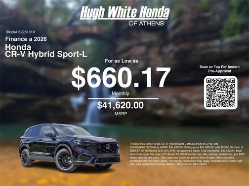2026 Honda CR-V Hybrid Sport-L