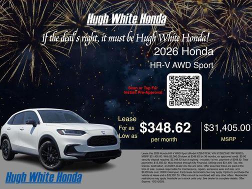 2026 Honda HR-V AWD Sport
