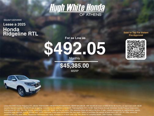 2025 Honda Ridgeline RTL