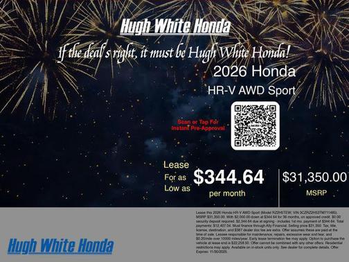 2026 Honda HR-V AWD Sport