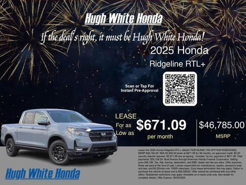 2025 Honda Ridgeline RTL
