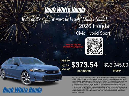 2026 Honda Civic Hybrid Sport Touring