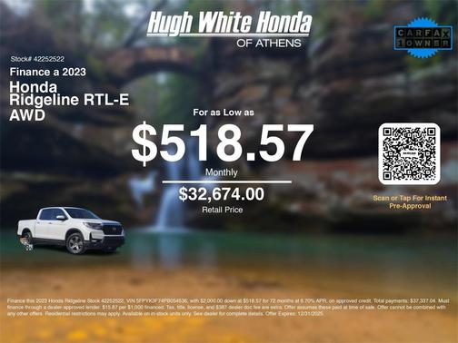 2023 Honda Ridgeline RTL-E