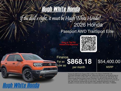 2026 Honda Passport AWD TrailSport Elite