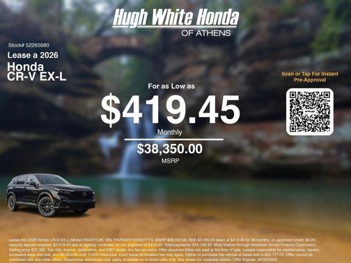 2026 Honda CR-V EX-L AWD