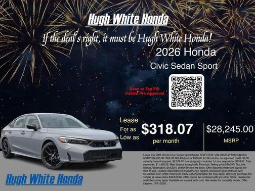 2026 Honda Civic Sport