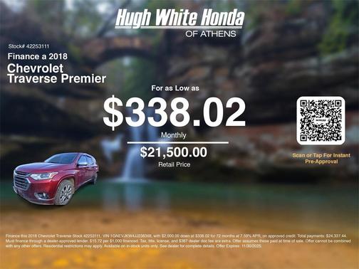 2018 Chevrolet Traverse Premier