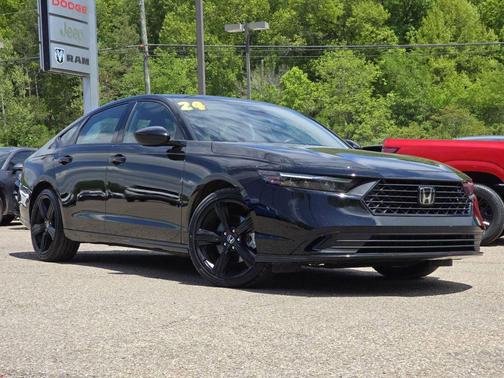 Crystal Black Pearl 2024 Honda Accord Hybrid Sport-L