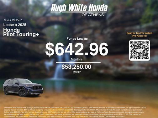 2025 Honda Pilot Touring 8-Passenger