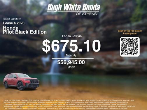 2026 Honda Pilot Black Edition