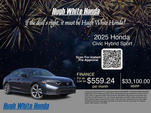 2025 Honda Civic Hybrid Sport Touring
