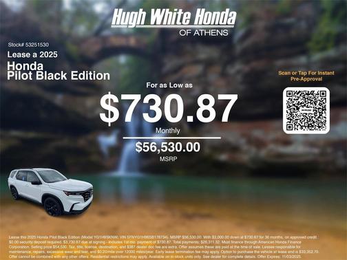 2025 Honda Pilot Black Edition