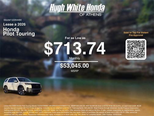 2026 Honda Pilot Touring 8-Passenger