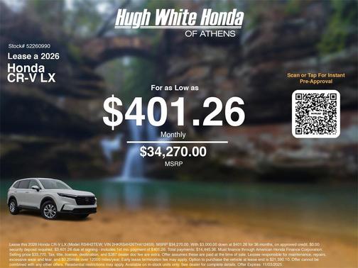 2026 Honda CR-V LX AWD