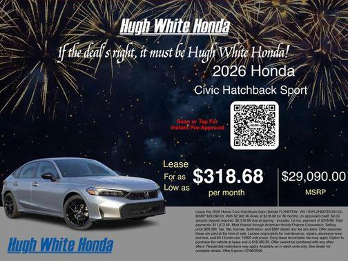 Solar Silver Metallic 2026 Honda Civic Sport