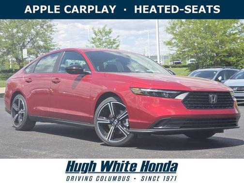 Radiant Red Metallic 2026 Honda Accord Hybrid Sport