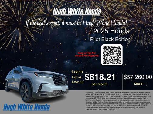 2025 Honda Pilot Black Edition