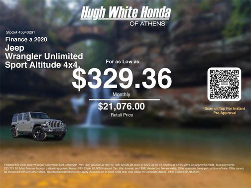 2020 Jeep Wrangler Unlimited Sport Altitude