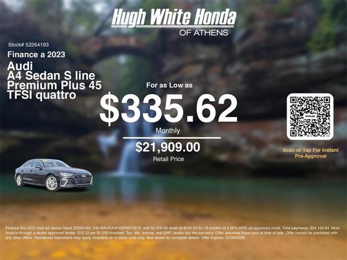 2023 Audi A4 45 S line Premium Plus