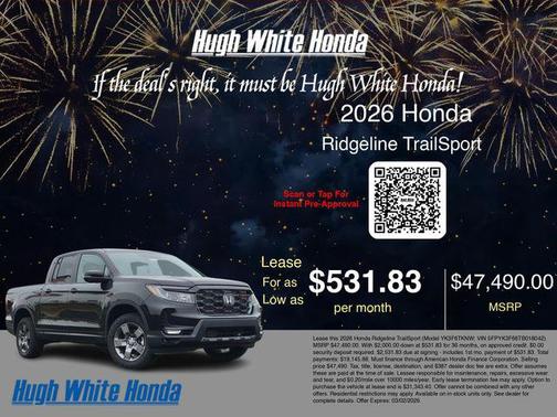 2026 Honda Ridgeline Sport