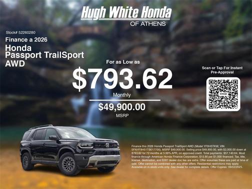 2026 Honda Passport AWD TrailSport