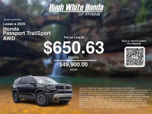 2026 Honda Passport AWD TrailSport