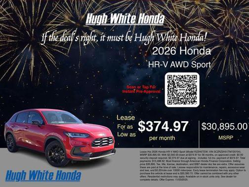 2026 Honda HR-V AWD Sport