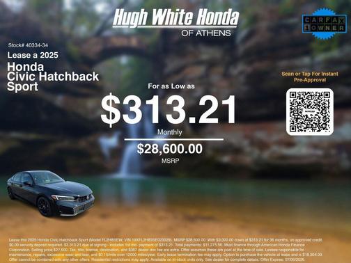 Blue Lagoon Pearl 2025 Honda Civic Sport