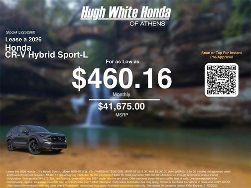 2026 Honda CR-V Hybrid Sport-L AWD