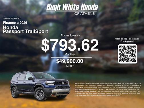2026 Honda Passport AWD TrailSport