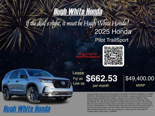 2025 Honda Pilot TrailSport