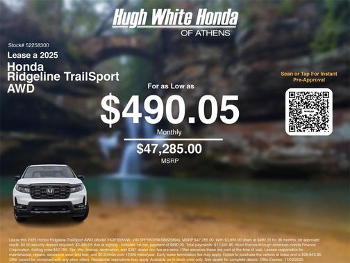 2025 Honda Ridgeline TrailSport