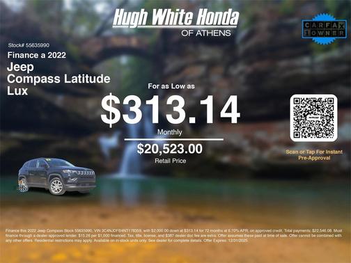 2022 Jeep Compass Latitude Lux