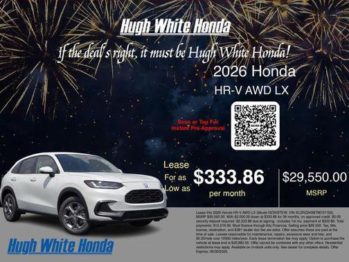 2026 Honda HR-V LX