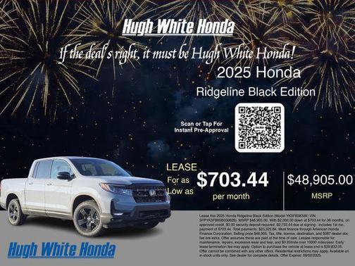 2025 Honda Ridgeline Black