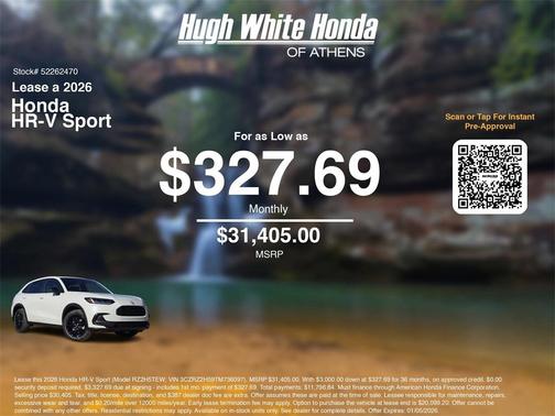 2026 Honda HR-V AWD Sport