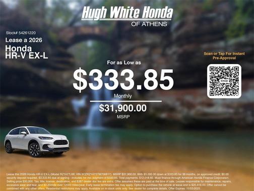 2026 Honda HR-V EX-L