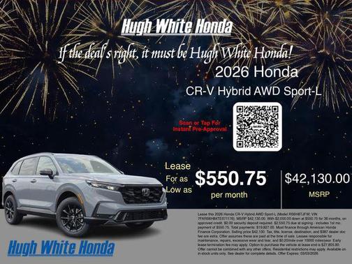 2026 Honda CR-V Hybrid Sport-L AWD