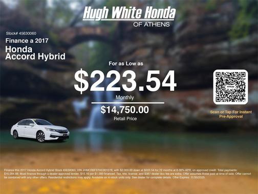 2017 Honda Accord Hybrid Base