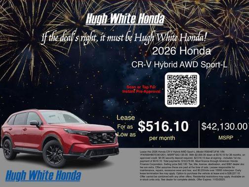 2026 Honda CR-V Hybrid Sport-L AWD