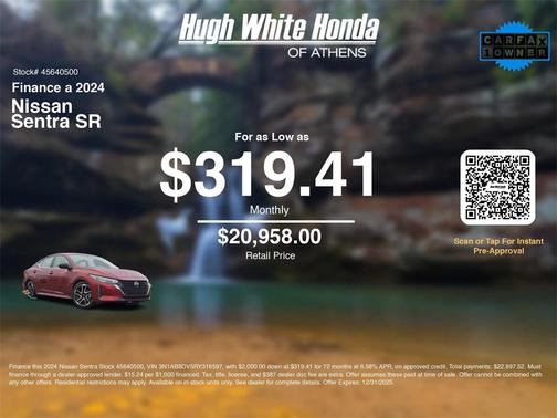 2024 Nissan Sentra SR